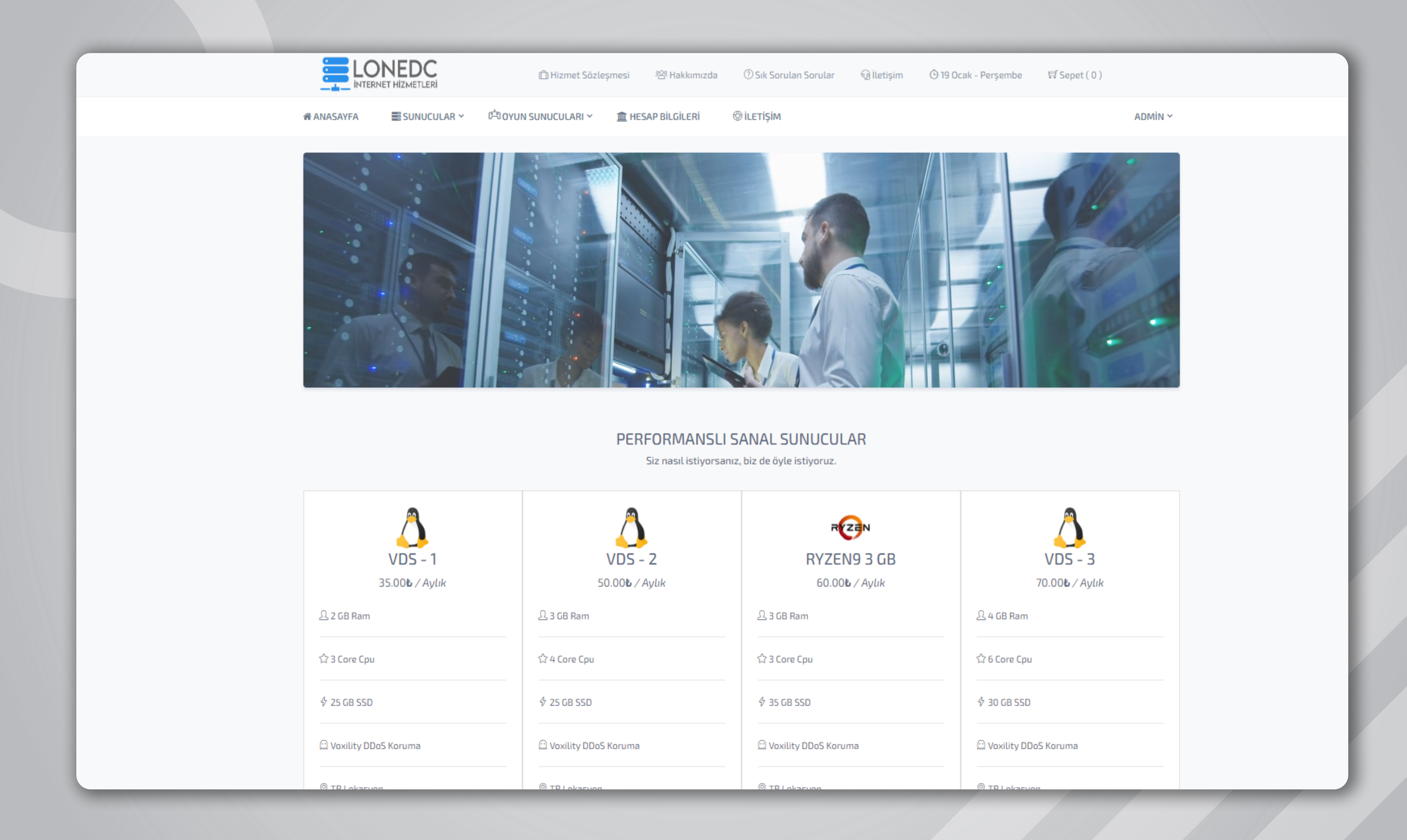 LoneDC Sanal Sunucu Satış Scripti