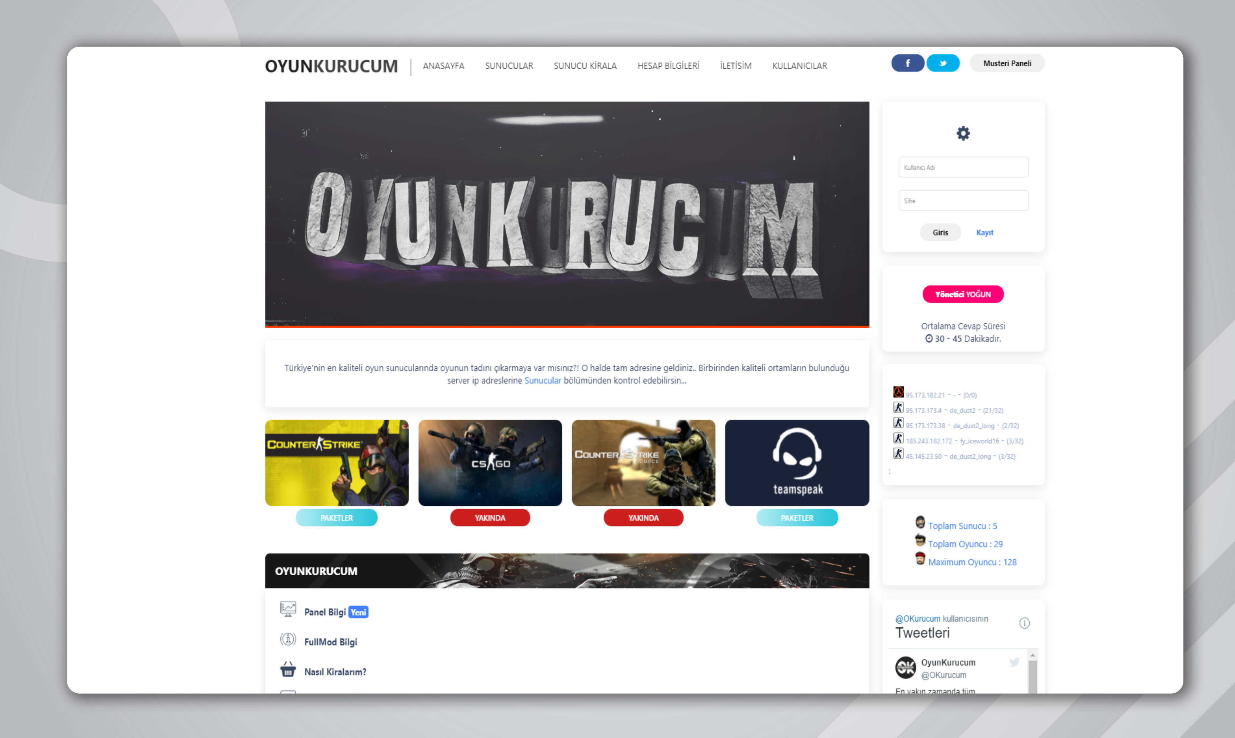 OyunKurucum - CS Scripti