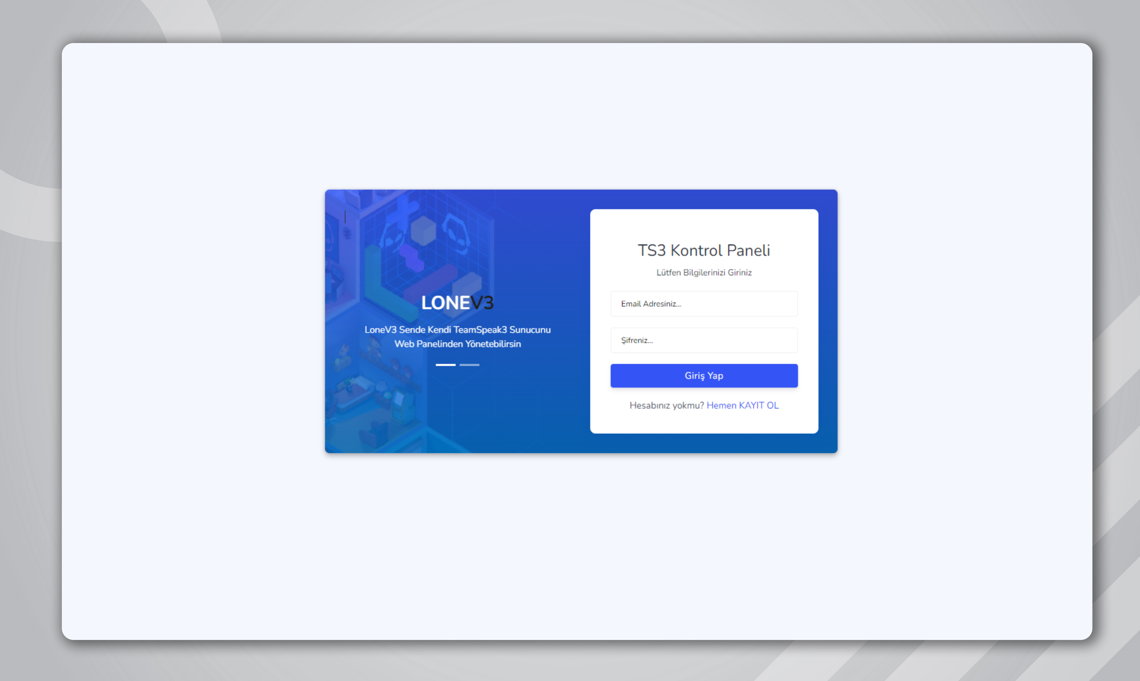 LONE 3 - TeamSpeak3 Kontrol Paneli